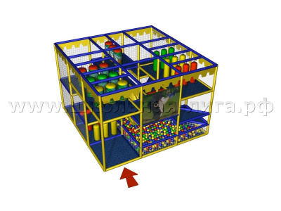 Детский игровой лабиринт Ежик 1