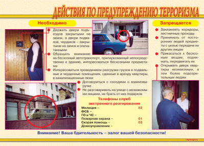 Меры по противодействию терроризму