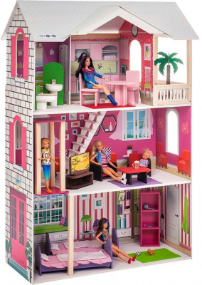 Кукольный домик "Сицилия" (с мебелью)