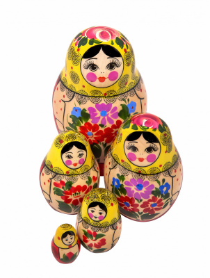 Матрешка "Мария" 5-кукольная