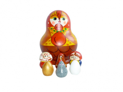 Пальчиковый театр Курочка Ряба футляр КУРОЧКА