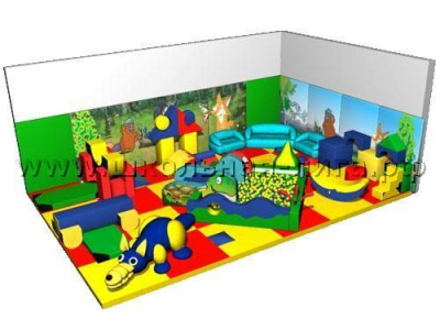 ИГРОВАЯ КОМНАТА «ЛЕСНОЙ МИР» 25 м2 (6х4м)